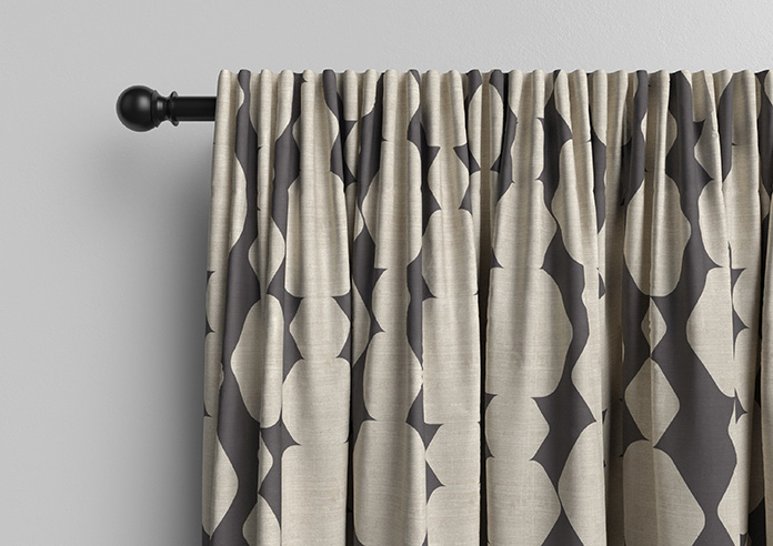 Construct, Black Ink - Made to Measure Curtains - Image 10